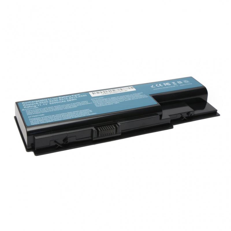 Acer Baterija za laptop Aspire 5520, 11.1 V, 5200 mAh, Crna