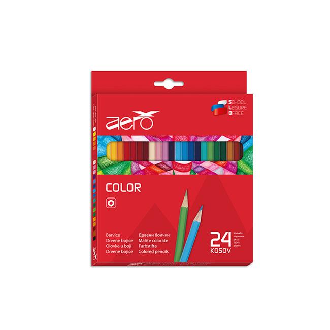 Aero Set drvenih boja, 24 komada