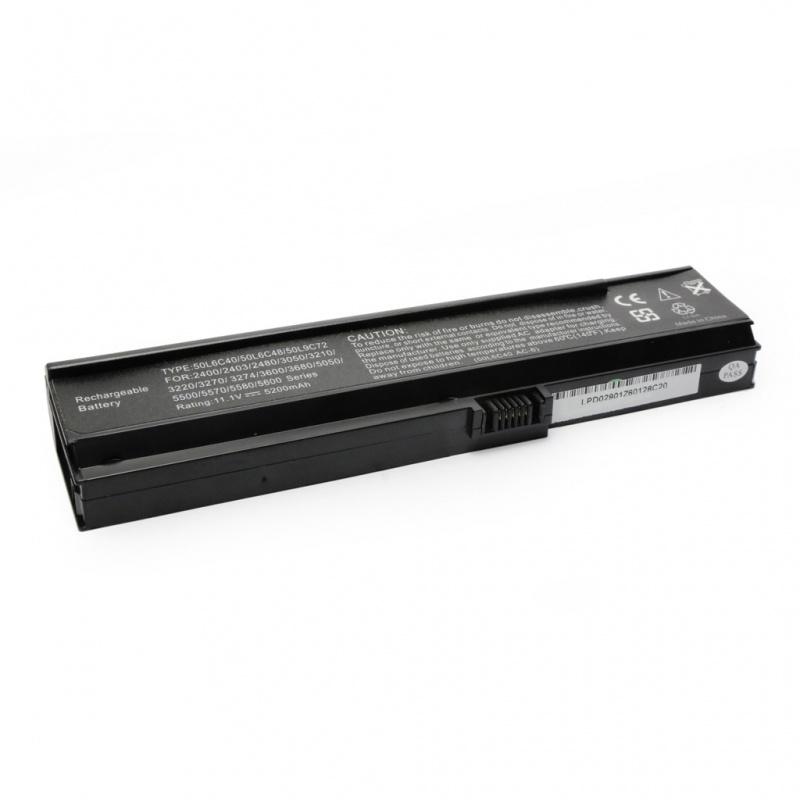 Acer Baterija za laptop 5500, 11.1 V, 5200 mAh, Crna