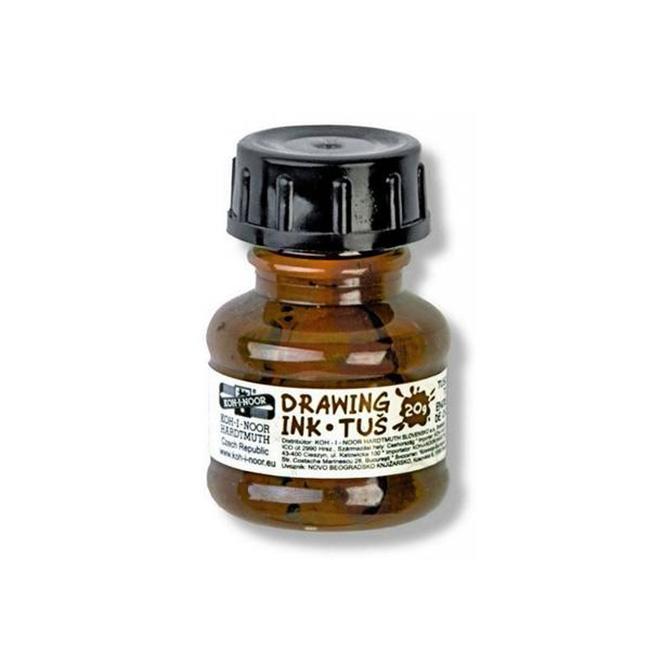 Kohinor Tuš za rapidograf, 20g, Braon