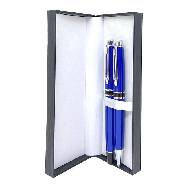 Spektra Set hemijska i penkalo, Plavo-srebrni