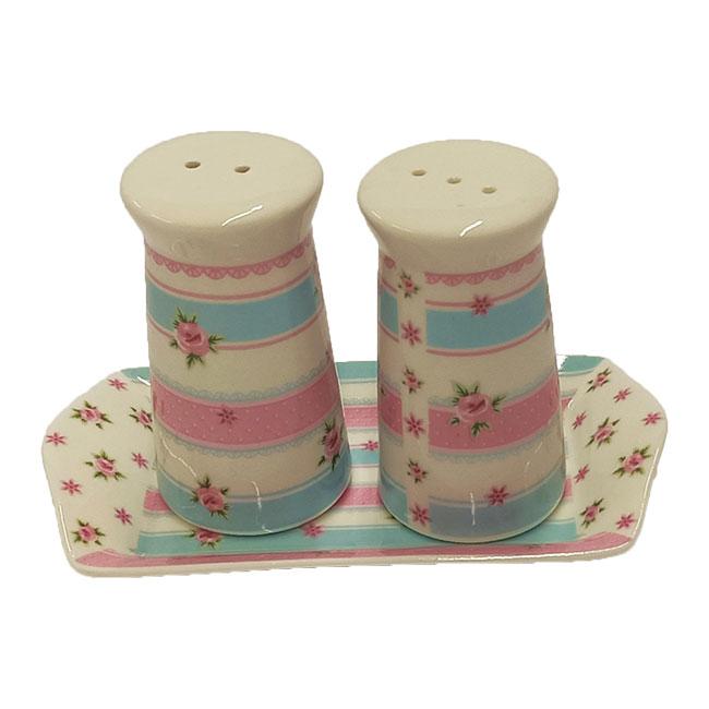 Dekorativni keramički set  K303 3425, 2 komada, Šareni