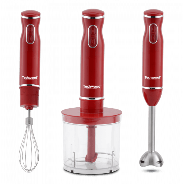 Techwood Štapni mikser TMS-9605, 600W, Crveni