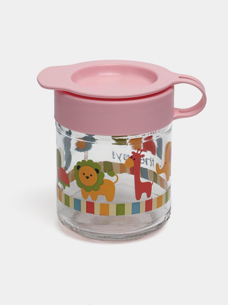Bebekevi Staklena posuda za hranu 212ml, Roze
