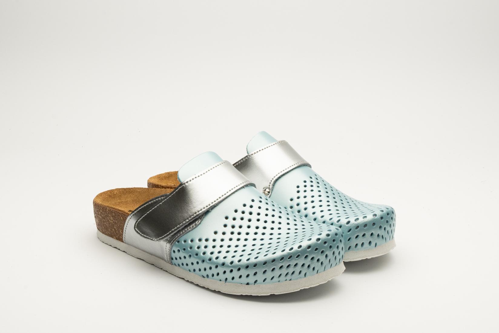 Leon Ženske klompe Edita II, Svetloplave