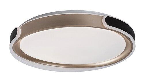 Rabalux Plafonjera Jindri, LED, Sa daljinskim, 48W, 3000-6500K, 50cm, Belo-crna