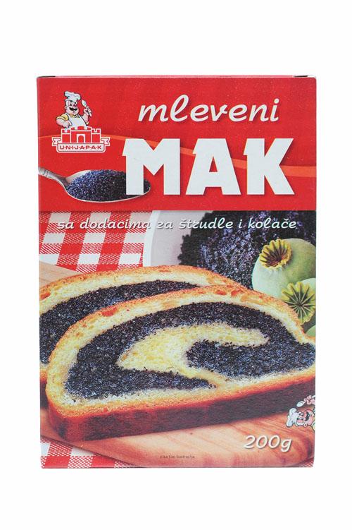 Unijapak Mleveni Mak sa dodacima za kolače, 200g