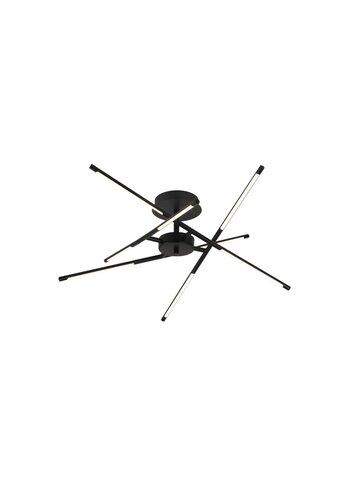 Rabalux Luster Henli2, LED, 40W, 3000K, 66x66cm, Crni