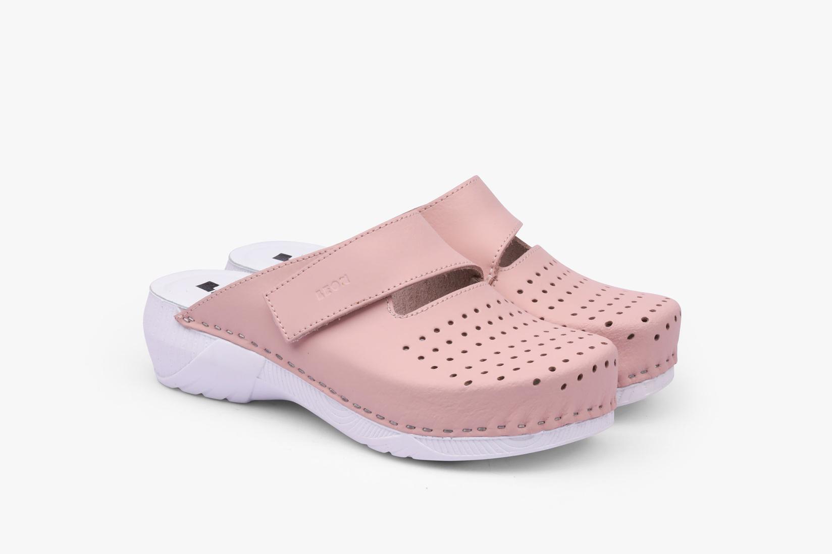 Leon Ženske klompe Rubicon, Roze