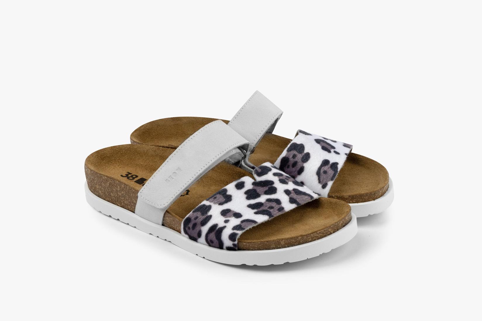 Leon Ženske papuče Hemera, Bele