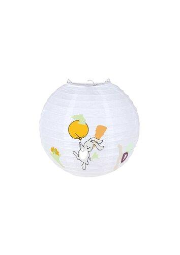 Rabalux Visilica Hopply, Papirna, 40W, E27, ø40cm, Bela