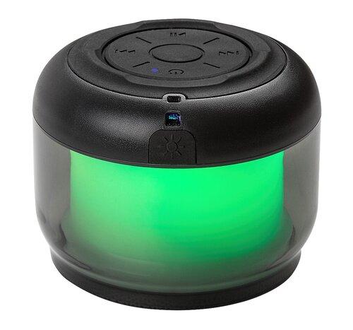 Rabalux Stona lampa Radelia, Punjiva, Sa bluetooth zvučnikom, RGB, LED, 3W, Crna