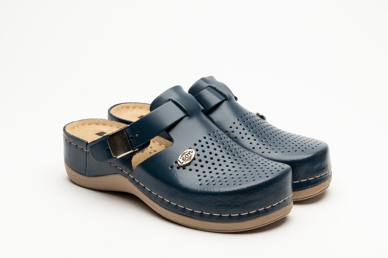 Leon Ženske klompe Lana, Teget