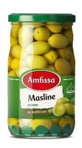 Amfissa Zelene masline sa košticom, 680g