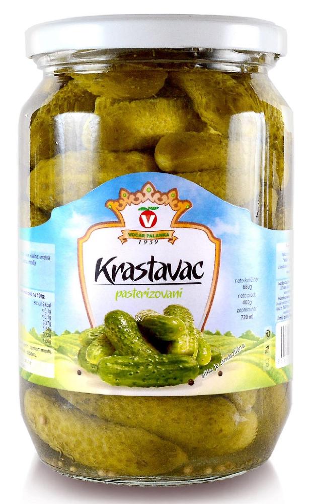 Voćar Palanka Krastavac, Pasterizovani, 680g