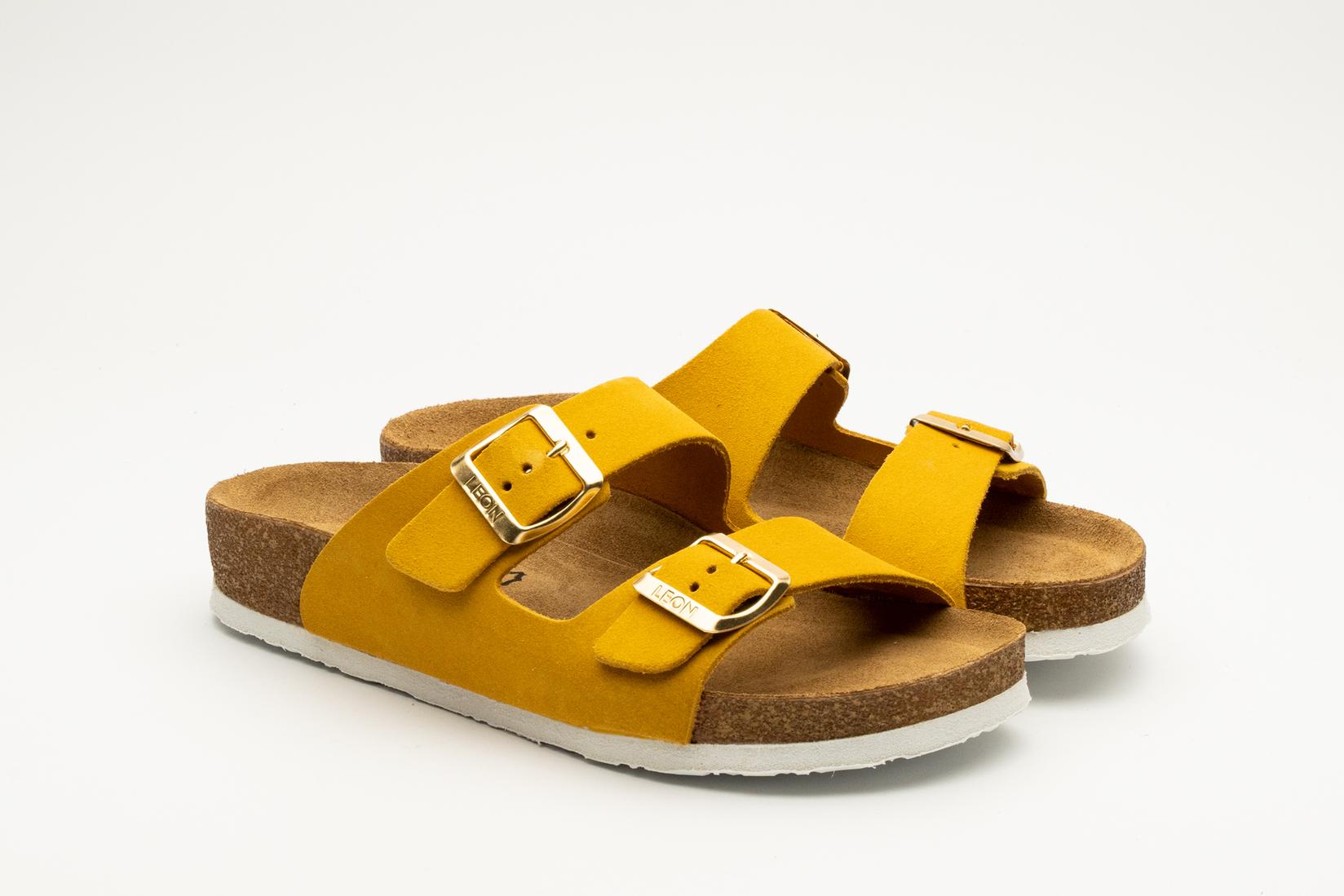 Leon Ženske papuče Anna, Žute