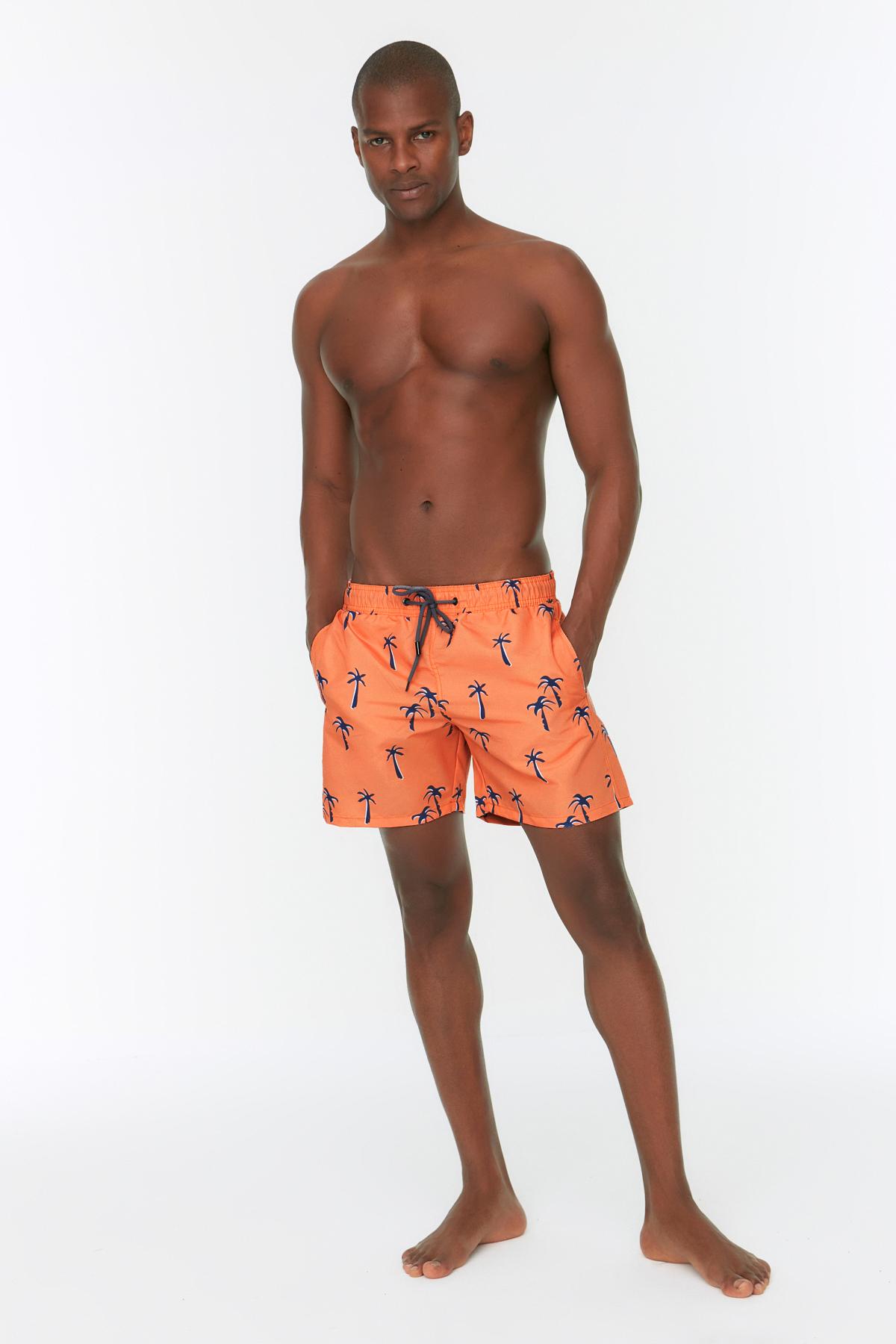 Trendyol Muški šorc za kupanje, Narandžasti