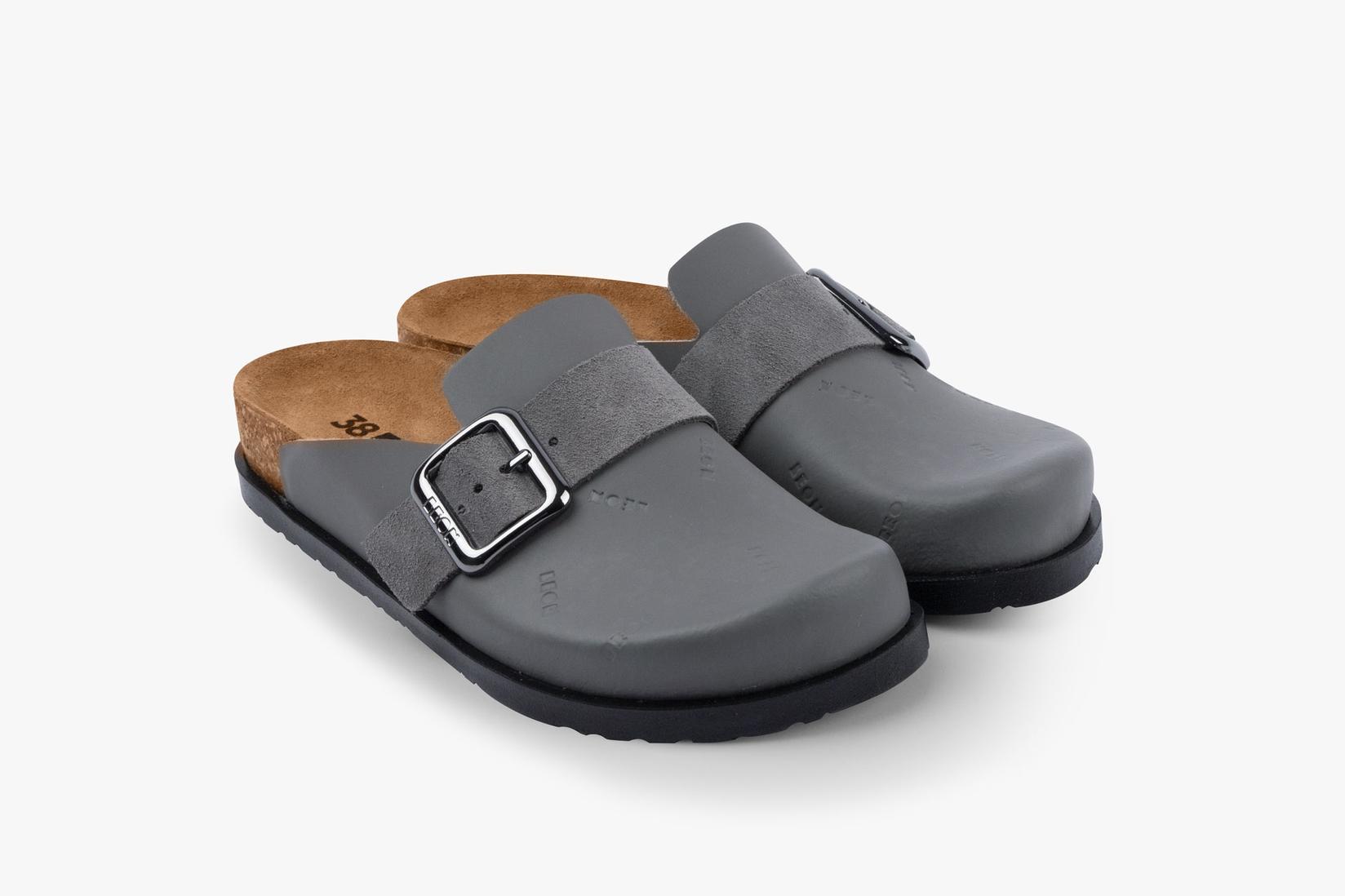 Leon Ženske klompe Zira, Sive