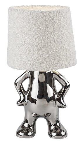 Rabalux Stona lampa Smurfy, 40W, 1xE14, 28cm, Hrom