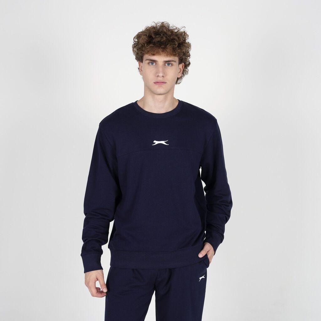 Slazenger Muški duks Kendal Crewneck, Teget
