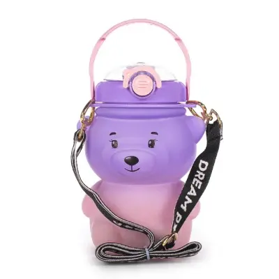 Tri Coastal Design Group S.R.L Flaša za vodu Dream Pop - Bear, 1000ml, Ljubičasta