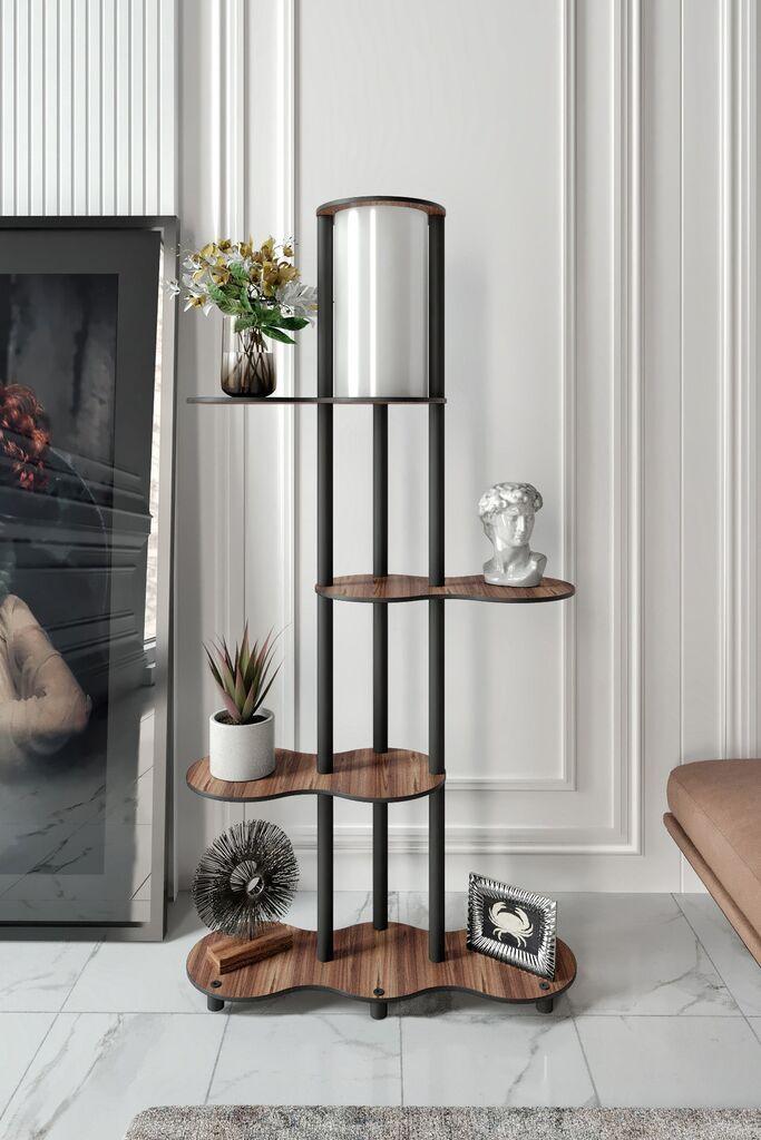 Opviq Podna lampa KS-11114, 17x150 cm, IP20, Crno-braon