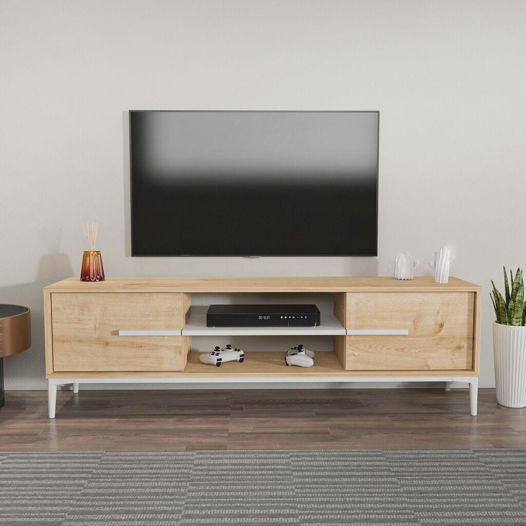 Hanah Home TV komoda Eslem, 120x43.6x29.6 cm, Hrast