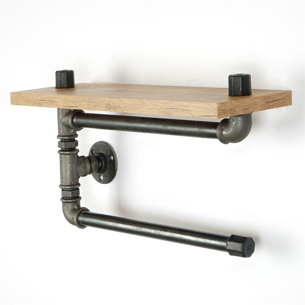 Hanah Home Zidna polica Boruraf258, 40x23x13 cm, Orah