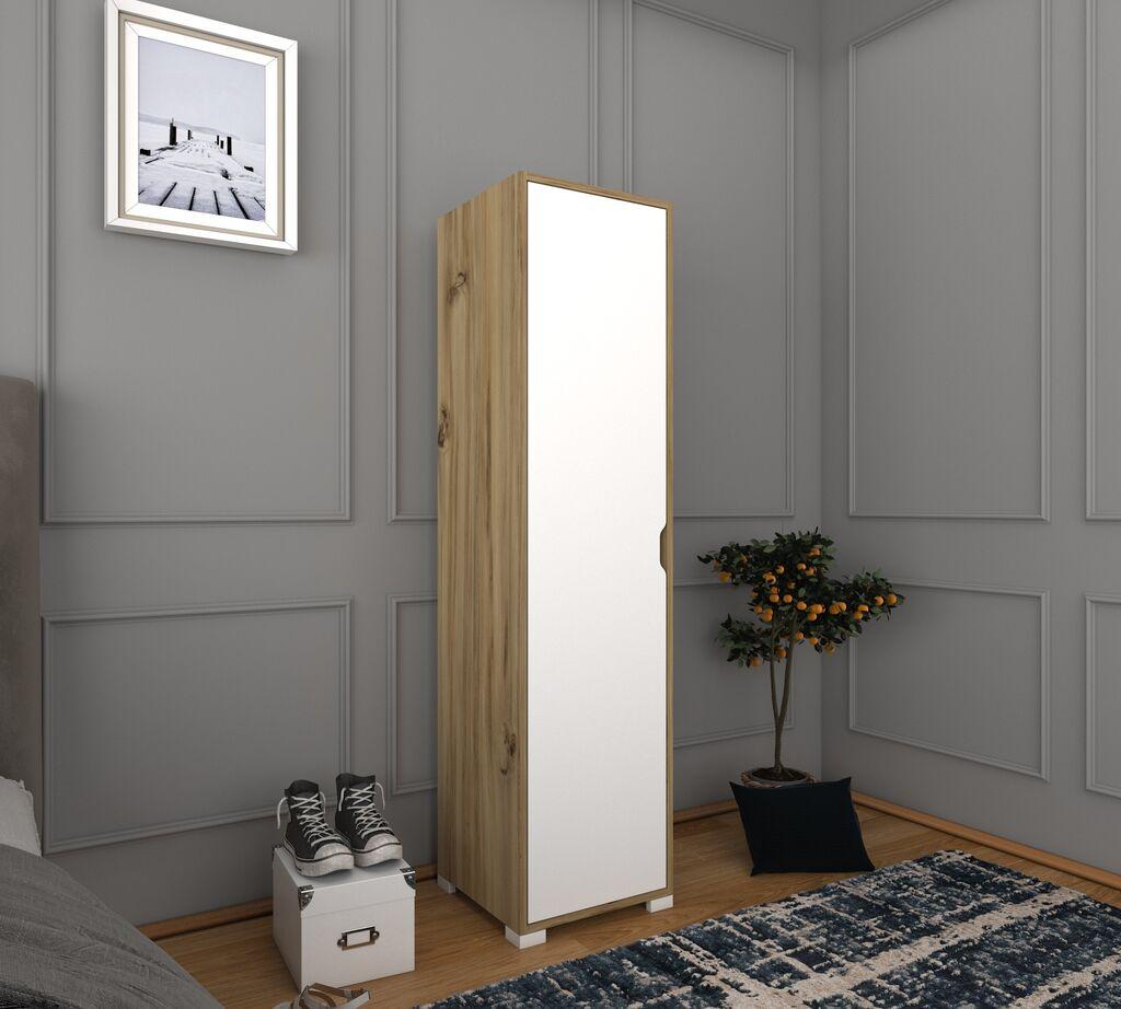 Hanah Home Garderober 40 Cm 1600-014, 40x183x45 cm, Orah-beli