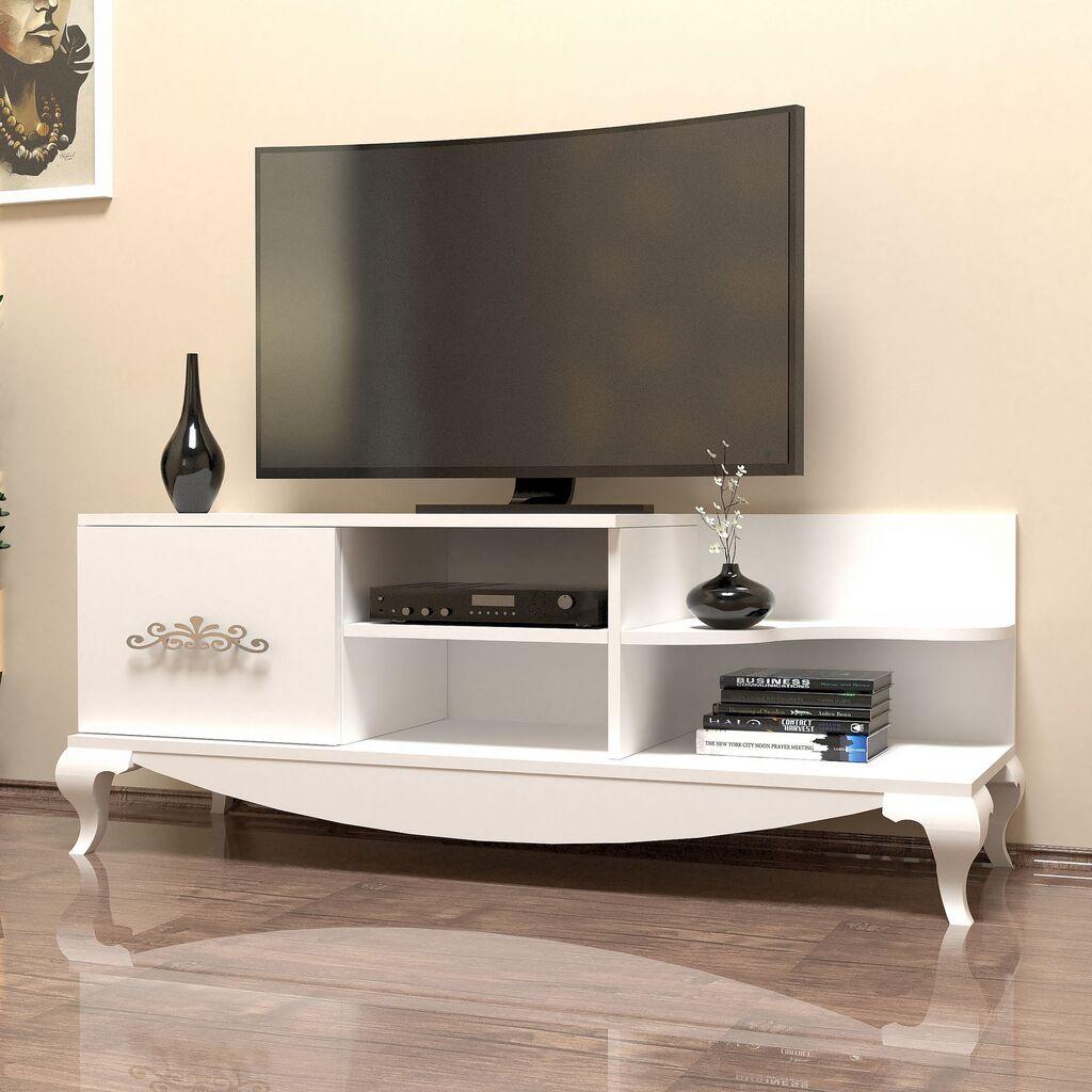 Hanah Home TV komoda Sultan, 130 cm, Bela