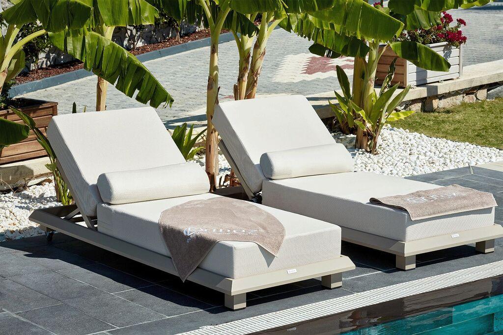 Hanah Home Ležaljka za sunčanje Pera, Bež