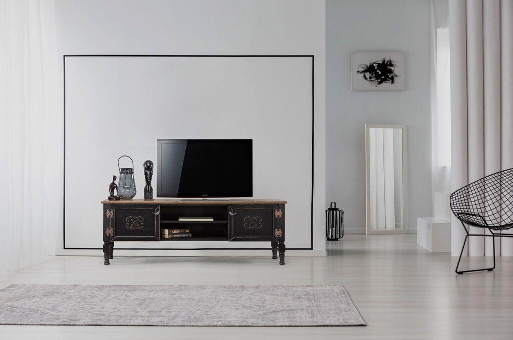 Hanah Home TV komoda Ada, 150x40x50 cm, Crna