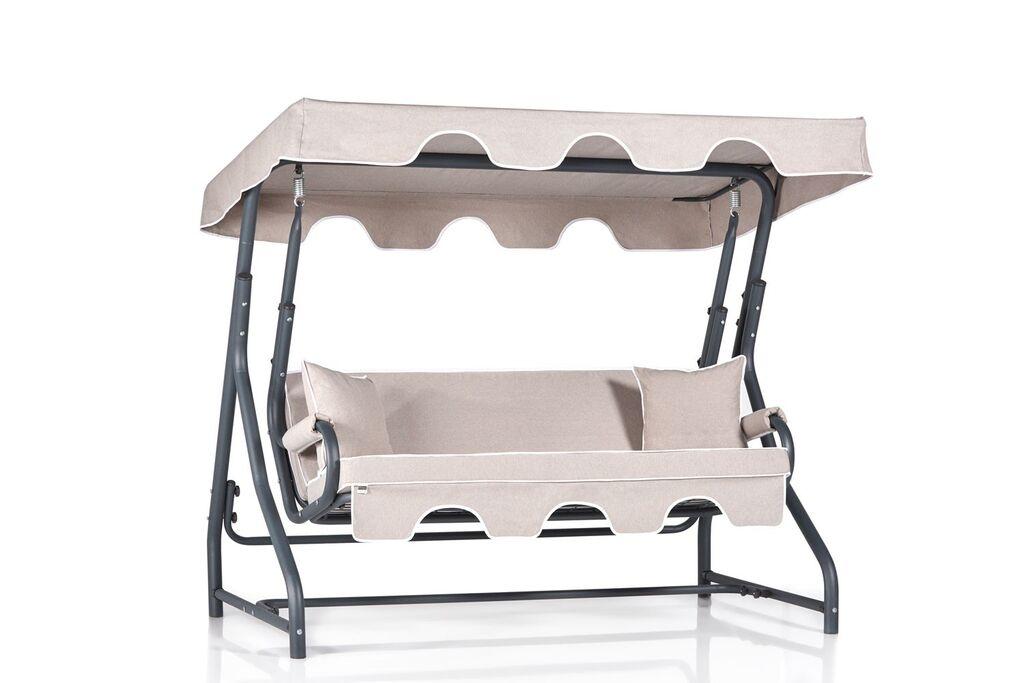 Hanah Home Baštenska ljuljaška Ruta 2, 200x165x110cm, Krem