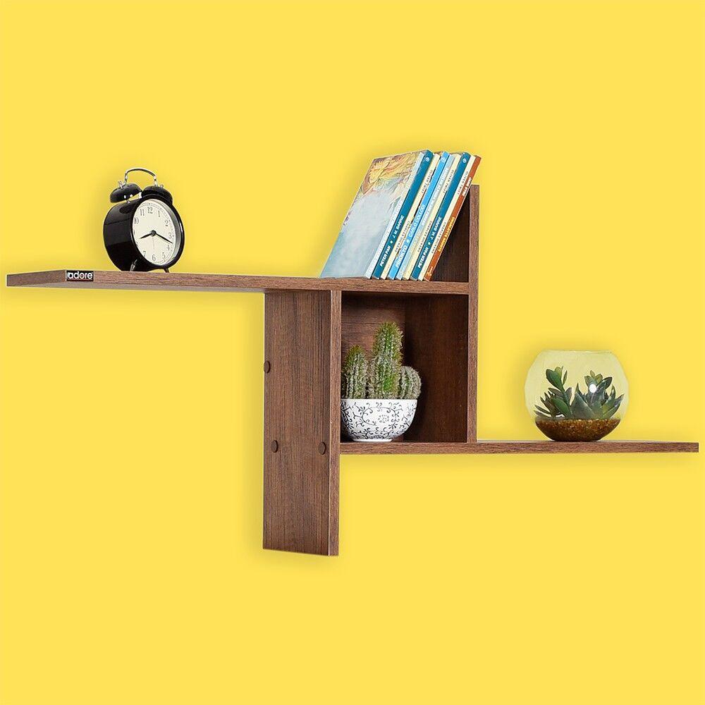 Hanah Home Zidna polica Raf-04-Oo-1, 100x50x18 cm, Orah