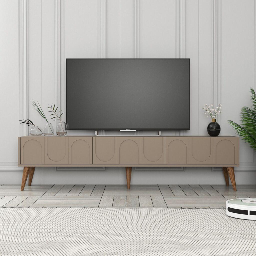 Hanah Home TV komoda Lyon 44, 180x44x35 cm, Krem