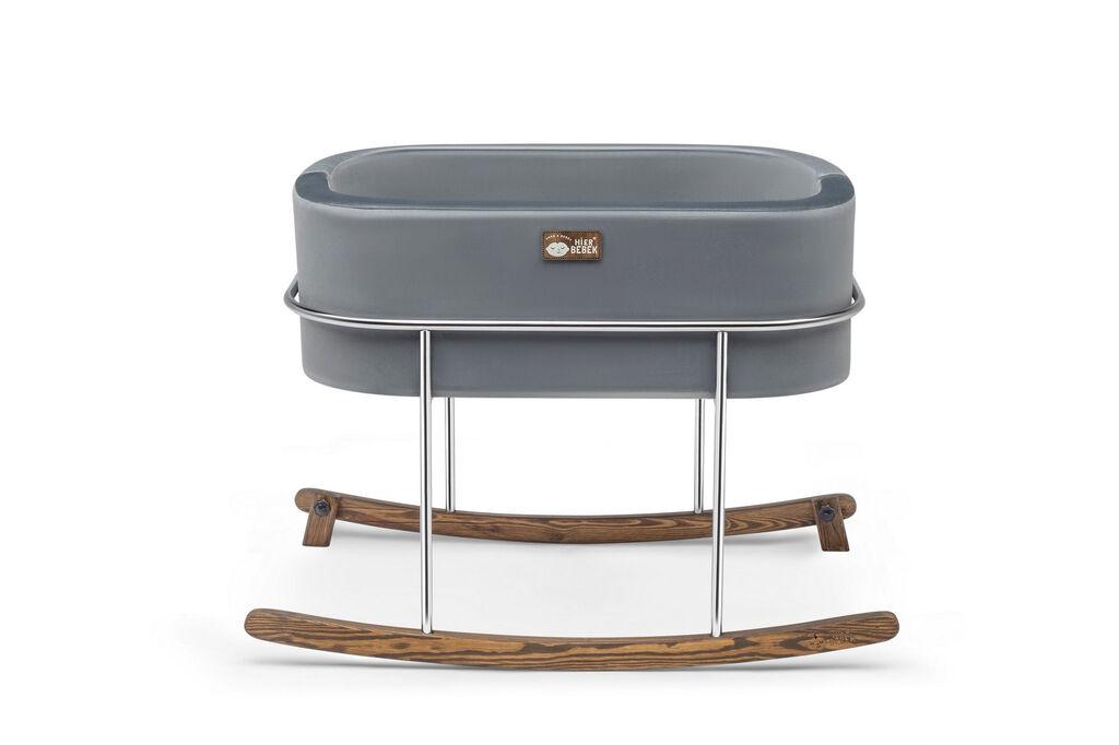 Hanah Home Kolevka Hier Metal, 90x70x58 cm, Sivo-srebrne boje