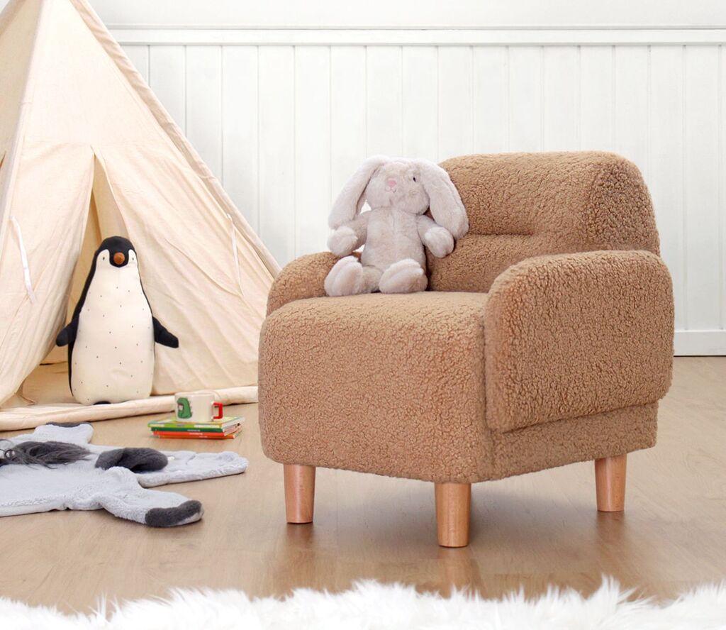 Atelier del Sofa Dečija fotelja Cobie Teddy, 49x 57 x51, Braon