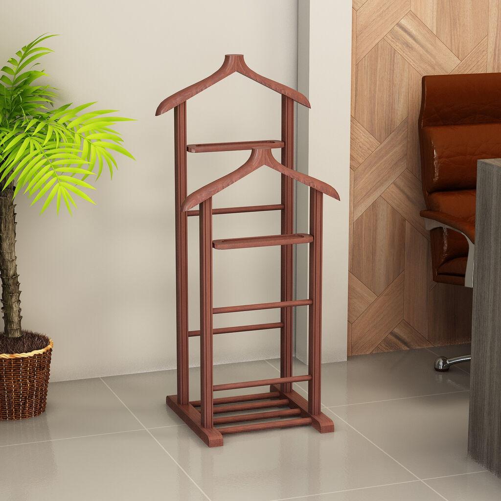 Hanah Home Stalak za garderobu Beta, 33.5x120x46 cm, Orah