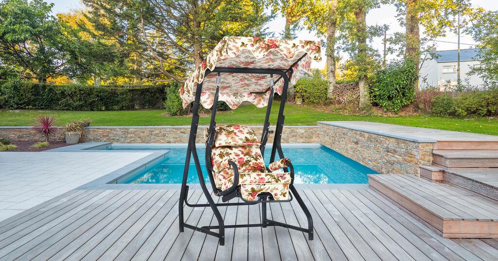 Hanah Home Baštenska ljuljaška Camellia, 100x165x110cm, Šarena