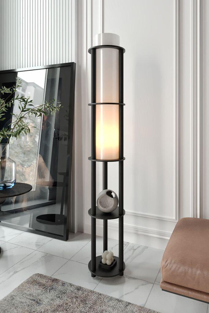 Opviq Podna lampa KS-11124, 17x150 cm, IP20, Crna