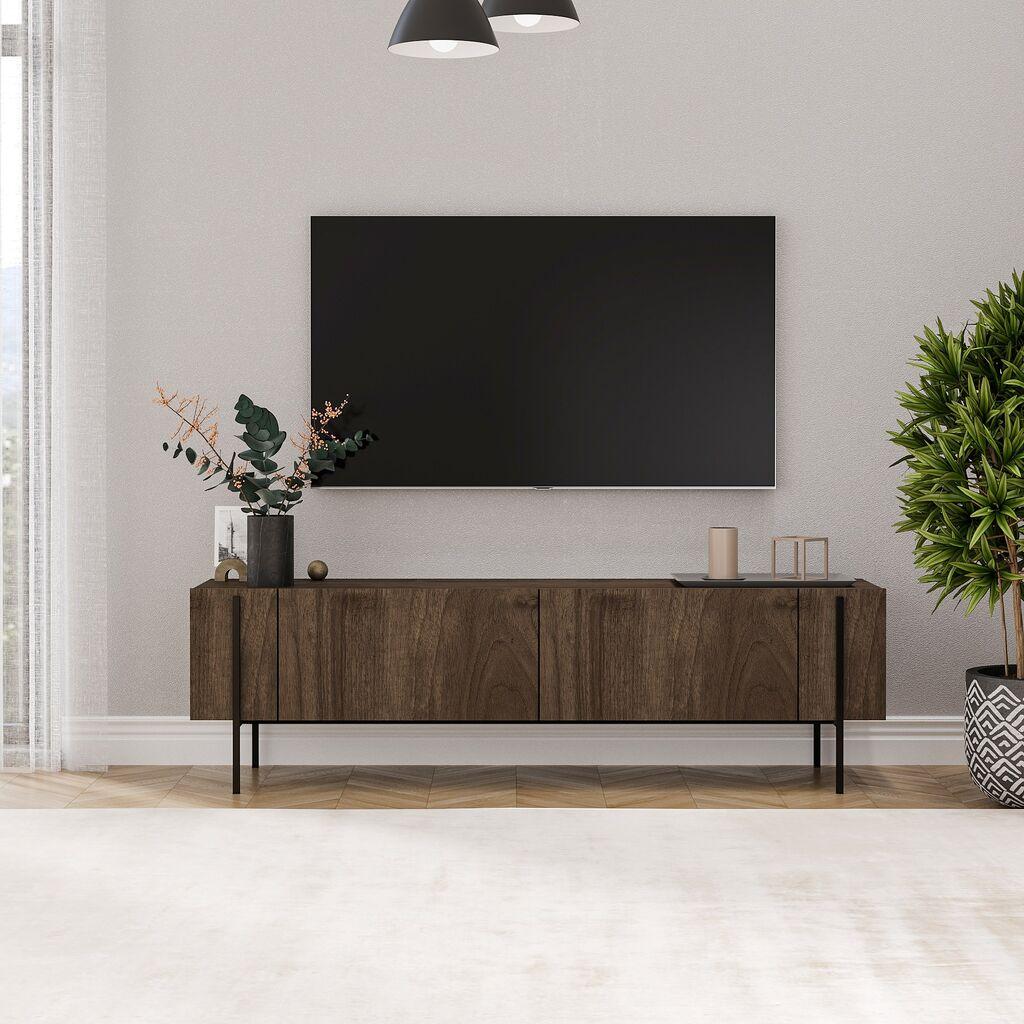 Hanah Home TV komoda Herman, 160x45.6x31.4 cm, Braon