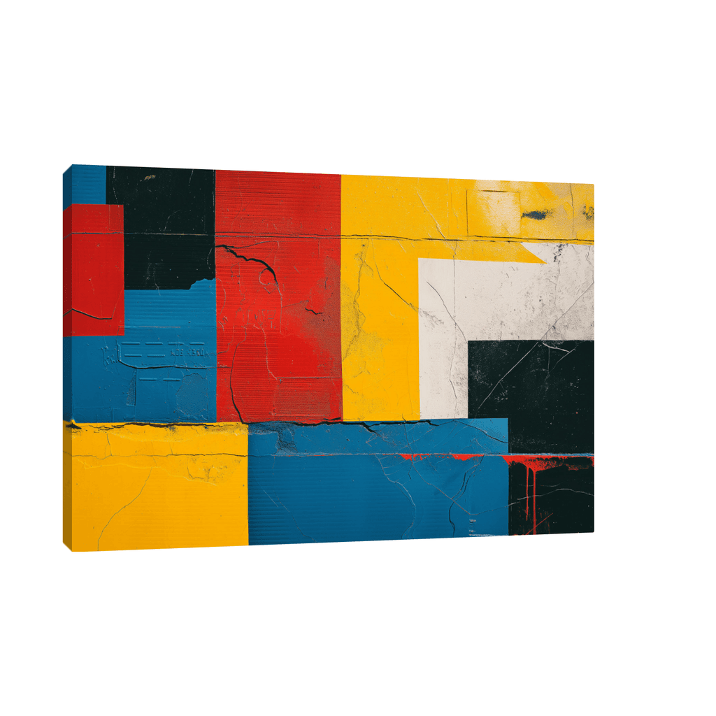 Canvas Slika na platnu Forme u bojama II, Bez rama, 150 x 100 cm