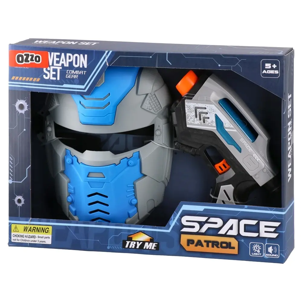 Ozzo Igračka za dečake Space patrol set, Sivi