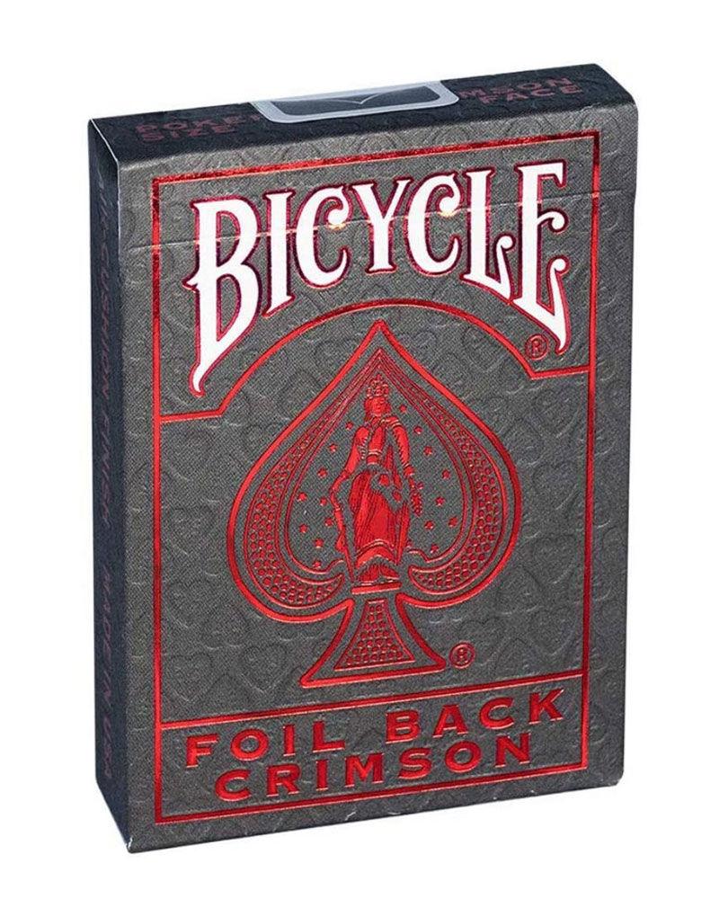 Bicycle Karte Ultimates - Foil Back Crimson - Playing Cards