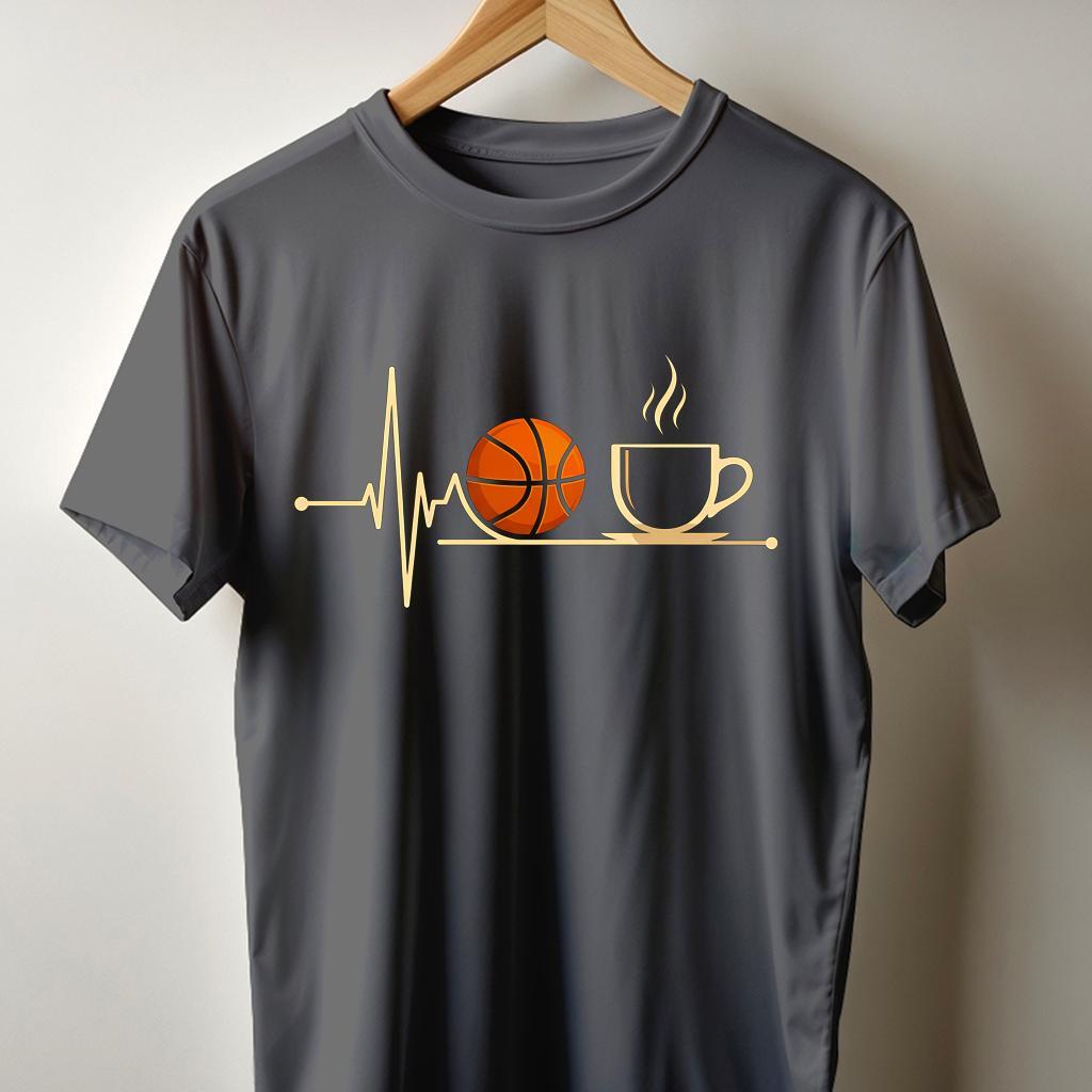 Camiseta Muška majica sa štampanim printom Cam 4010, Tamnosiva