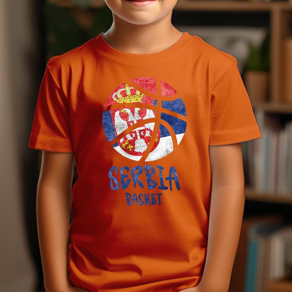 Camiseta Dečija majica sa štampanim printom Cam 996, Narandžasta