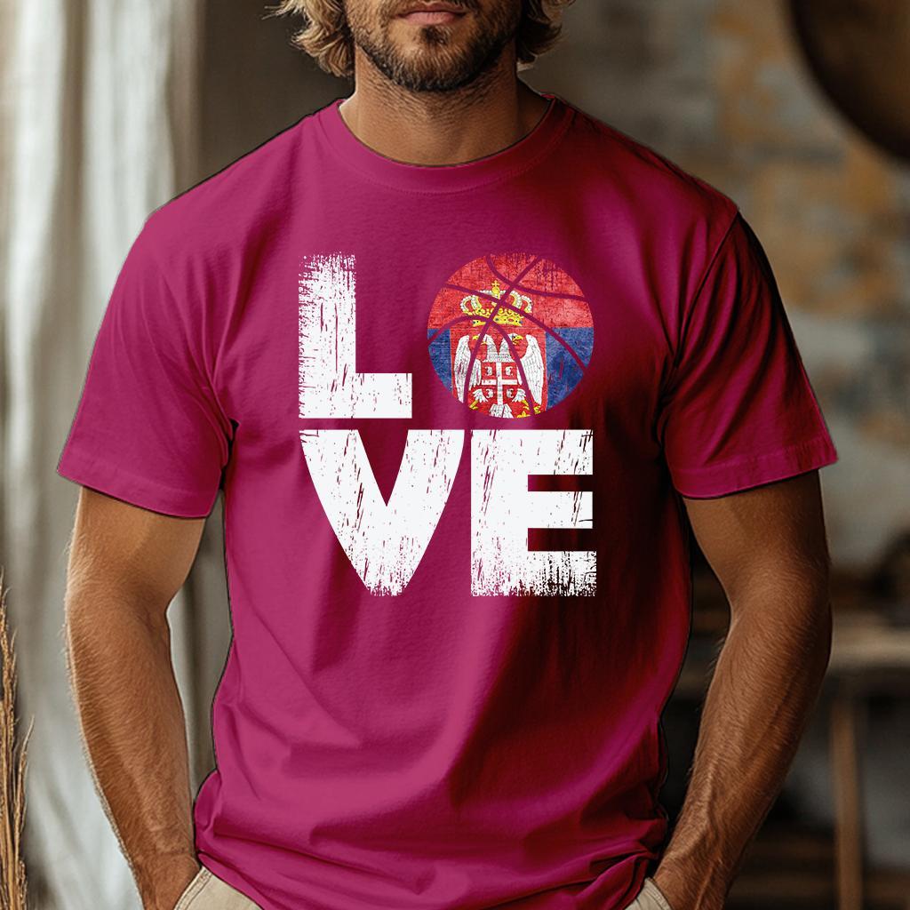 Camiseta Muška majica sa štampanim printom Cam 998, Ružičasta