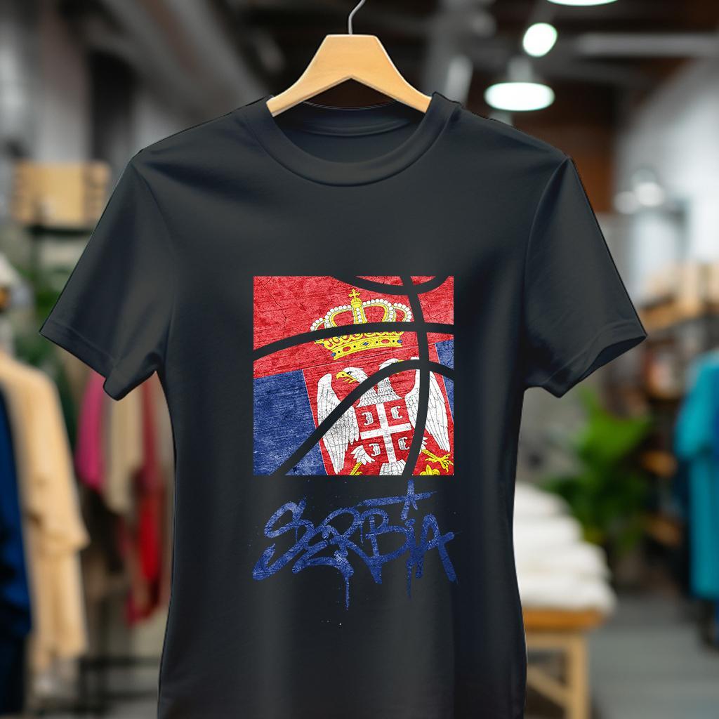 Camiseta Ženska majica sa štampanim printom Cam 995, Crna