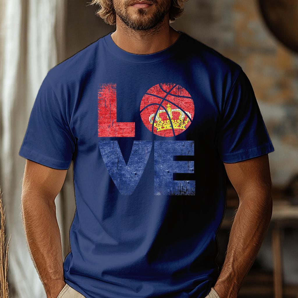 Camiseta Muška majica sa štampanim printom Cam 992, Indigo