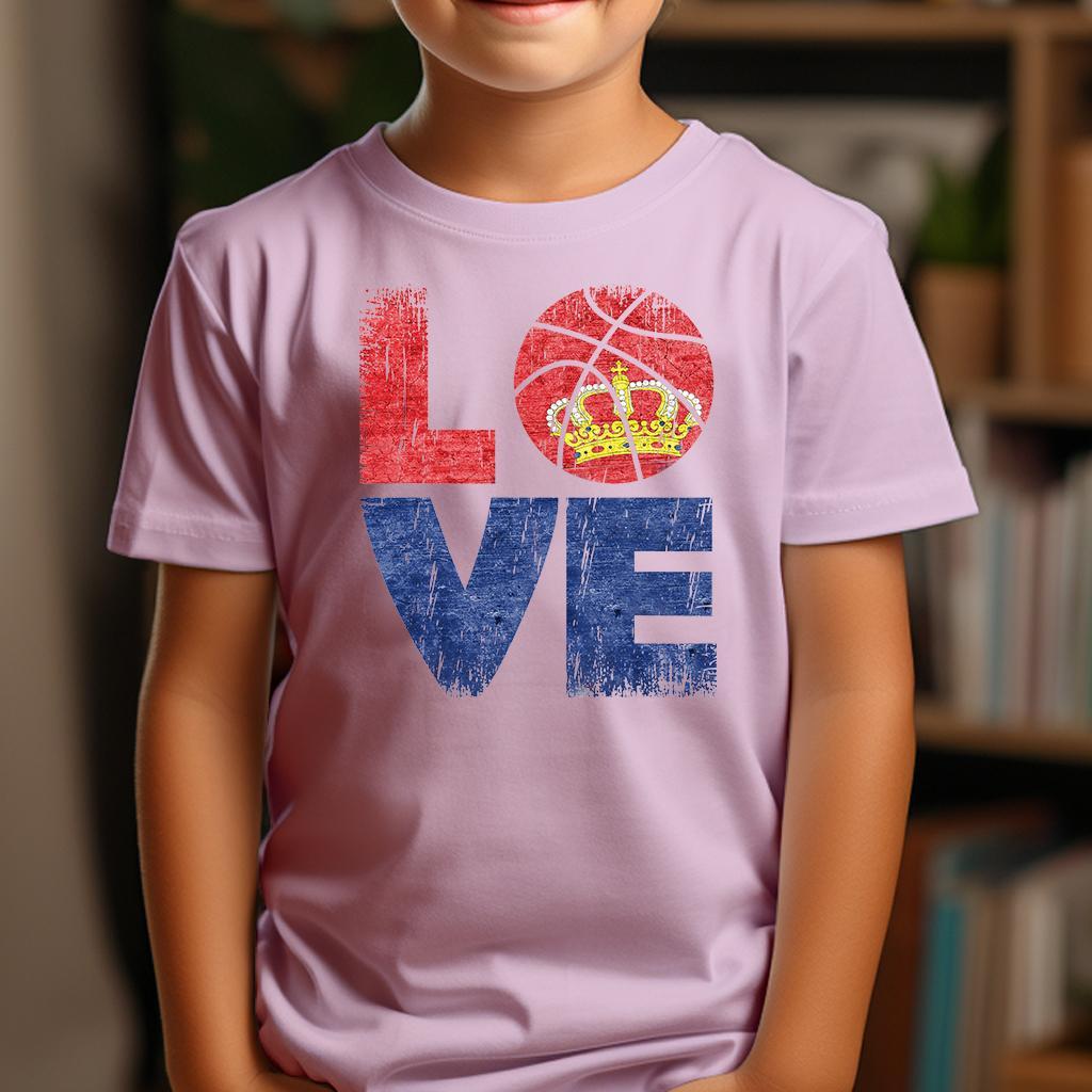 Camiseta Dečija majica sa štampanim printom Cam 992, Svetloroze